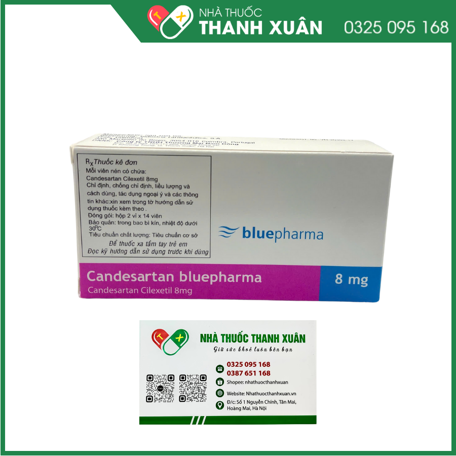 Candesartan BluePharma - Thuốc điều trị tăng huyết áp hiệu quả